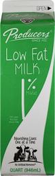 Producers 1% Lowfat Milk, 32 oz., Pasteurized