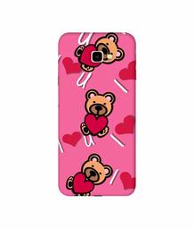 Amazon Brand - Solimo Designer Heart Holding Bear 3D Printed Hard Back Case Mobile Cover for Samsung Galaxy J4 Plus