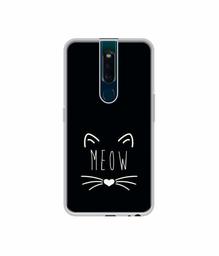 Amazon Brand - Solimo Designer Meow UV Printed Soft Back Case Mobile Cover for Oppo F11 Pro