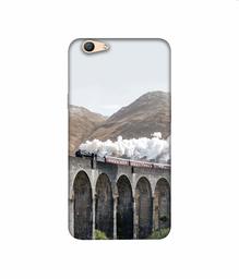 Amazon Brand - Solimo Designer Steam Train 3D Printed Hard Back Case Mobile Cover for Oppo F1s