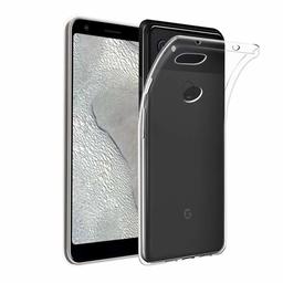 Amazon Brand - Solimo Soft & Flexible Back Phone Case for Google Pixel 3a (Transparent)