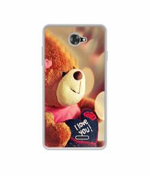 Amazon Brand - Solimo Designer Teddy Bear UV Printed Soft Back Case Mobile Cover for Panasonic P71