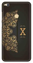 Amazon Brand - Solimo Designer Black Pattern Alphabet-X 3D Printed Hard Back Case Mobile Cover for Huawei Honor 8 Lite