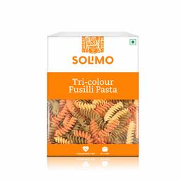 Amazon Brand - Solimo Tri-Colour Durum Wheat Fusilli Pasta, 500g