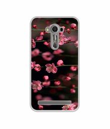 Amazon Brand - Solimo Designer Pink Flowers UV Printed Soft Back Case Mobile Cover for Asus Zenfone 2 Laser ZE550KL