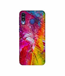 Amazon Brand - Solimo Designer Multicolour Texture 3D Printed Hard Back Case Mobile Cover for Samsung Galaxy M21