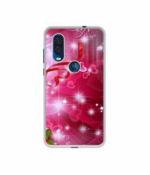 Amazon Brand - Solimo Designer Love UV Printed Soft Back Case Mobile Cover for Motorola One Vision