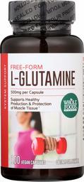 Whole Foods Market, L-Glutamine 500mg, 100 ct