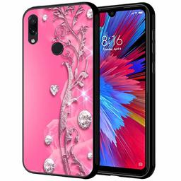 Amazon Brand - Solimo Designer Floral Printed Hard Back Case Mobile Cover for Redmi Note 7 & Redmi Note 7 Pro (D1168)