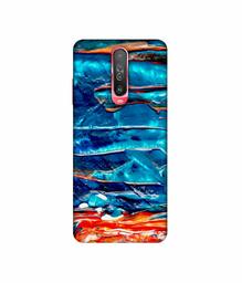 Amazon Brand - Solimo Designer Blue Oil Color 3D Printed Hard Back Case Mobile Cover for Poco X2 / Mi Redmi K30