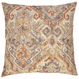 Amazon Brand – Stone & Beam Vintage Throw Pillow - 20 x 20 Inch, Multi Color Muted