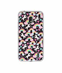 Amazon Brand - Solimo Designer Unicorn Texture UV Printed Soft Back Case Mobile Cover for Nokia 2.2