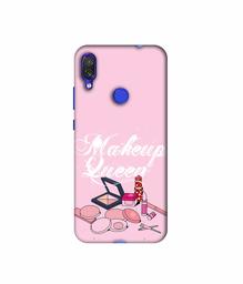 Amazon Brand - Solimo Designer Makeup Queen 3D Printed Hard Back Case Mobile Cover for Xiaomi Redmi Note 7 Pro