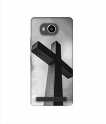 Amazon Brand - Solimo Designer Cross 3D Printed Hard Back Case Mobile Cover for Lenovo A7700