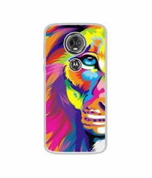 Amazon Brand - Solimo Designer Funny Cat Pattern Print UV Printed Soft Back Case Mobile Cover for Motorola Moto E5 Plus