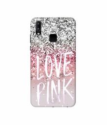 Amazon Brand - Solimo Designer Love Pink 3D Printed Hard Back Case Mobile Cover for Vivo Y95