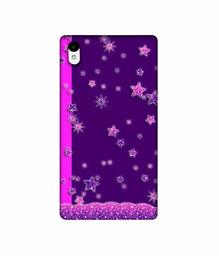 Amazon Brand - Solimo Designer Sparkling Stars 3D Printed Hard Back Case Mobile Cover for Sony Xperia Z2