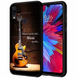 Amazon Brand - Solimo Designer Guitar Printed Hard Back Case Mobile Cover for Xiaomi Redmi Note 7 Pro/Redmi Note 7 / Redmi Note 7s (D1156)