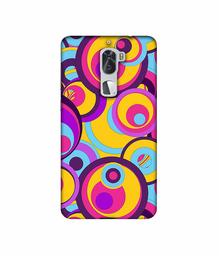 Amazon Brand - Solimo Designer Multicolor Circle 3D Printed Hard Back Case Mobile Cover for Coolpad Cool1 Dual