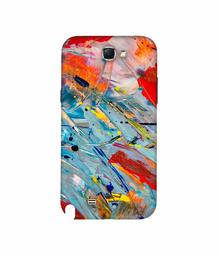 Amazon Brand - Solimo Designer Colour Texture 3D Printed Hard Back Case Mobile Cover for Samsung Galaxy Note 2 N7100