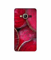 Amazon Brand - Solimo Designer Red Texture 3D Printed Hard Back Case Mobile Cover for Samsung Z2