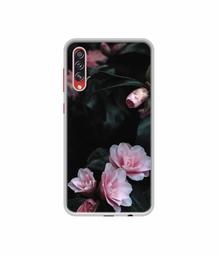 Amazon Brand - Solimo Designer Dark Flowers Photography UV Printed Soft Back Case Mobile Cover for Samsung Galaxy A70s