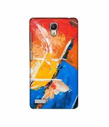 Amazon Brand - Solimo Designer Color Impression On Canvas 3D Printed Hard Back Case Mobile Cover for Xiaomi Redmi Note 4G