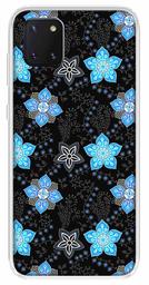 Amazon Brand - Solimo Designer Multicolor Blue Flower Design Printed Soft Back Case Mobile Cover for Samsung Galaxy Note 10 Lite