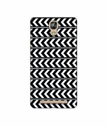 Amazon Brand - Solimo Designer Horizontal Arrow Texture 3D Printed Hard Back Case Mobile Cover for Gionee Marathon M5 Plus