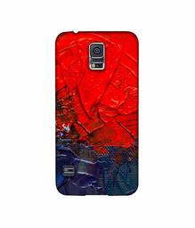 Amazon Brand - Solimo Designer Red Wax Color 3D Printed Hard Back Case Mobile Cover for Samsung Galaxy S5 i9600