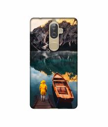 Amazon Brand - Solimo Designer Lake View UV Printed Soft Back Case Mobile Cover for Lenovo K8 Plus