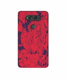 Amazon Brand - Solimo Designer Red Paint 3D Printed Hard Back Case Mobile Cover for LG V20