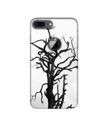 Amazon Brand - Solimo Designer Dark Tree 3D Printed Hard Back Case Mobile Cover for Apple iPhone 8 Plus (with Logo Cut)