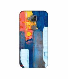 Amazon Brand - Solimo Designer Canvas with Blue Paint 3D Printed Hard Back Case Mobile Cover for Huawei G8