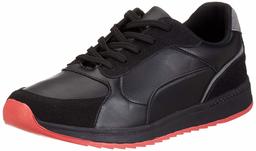 Klepe Men's Black RED Double Color Running Shoes-11 UK (45 EU) (12 US) (KP841/BLKRED)