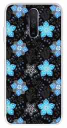 Amazon Brand - Solimo Designer Multicolor Blue Flower Design Printed Soft Back Case Mobile Cover for Poco X2 / Xiaomi Redmi K30