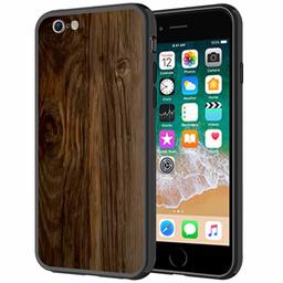 Amazon Brand - Solimo Designer Wooden Texture Printed Hard Back Case Mobile Cover for Apple iPhone 6s & 6