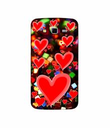 Amazon Brand - Solimo Designer Heart Texture on Glitters 3D Printed Hard Back Case Mobile Cover for Samsung Galaxy Grand 2 G7102 / G7105