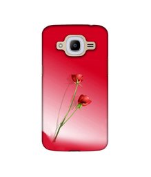 Amazon Brand - Solimo Designer Red Roses UV Printed Soft Back Case Mobile Cover for Samsung Galaxy J2 (2016)