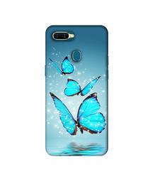 Amazon Brand - Solimo Designer Flying Butterflies 3D Printed Hard Back Case Mobile Cover for Oppo A7