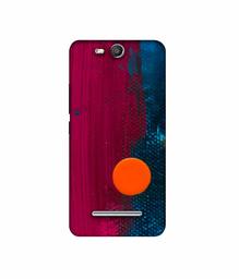 Amazon Brand - Solimo Designer Pink and Blue Brush Texture 3D Printed Hard Back Case Mobile Cover for Micromax Canvas Juice 3 Q392