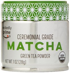 Wickedly Prime Organic Matcha Green Tea Powder, Ceremonial Grade, Product of Japan, 1 Ounce