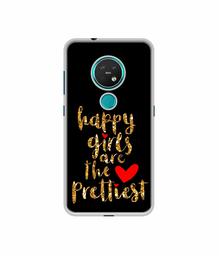 Amazon Brand - Solimo Designer Happy Girls are The Prettiest UV Printed Soft Back Case Mobile Cover for Nokia 7.2