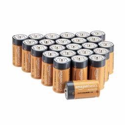 AmazonBasics Everyday Alkalibatterien, Typ C, 24 Stück