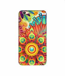 Amazon Brand - Solimo Designer Rangoli 3D Printed Hard Back Case Mobile Cover for Oppo F1s