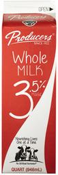 Producers Whole Milk, 32 oz., Pasteurized