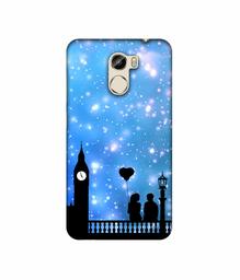 Amazon Brand - Solimo Designer Love Couple Vector 3D Printed Hard Back Case Mobile Cover for Gionee X1