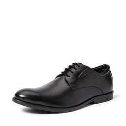 Amazon Brand - Symbol Men's Black Synthetic Formal Shoes - 7 UK (AZ-KY-63A)