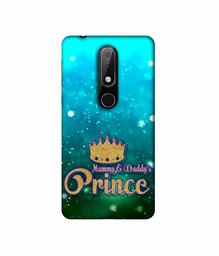 Amazon Brand - Solimo Designer Mummy & Daddy's Prince 3D Printed Hard Back Case Mobile Cover for Nokia 6.1 Plus