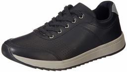 Klepe Men's Black Chunky/Platform Sneakers-8 UK (42 EU) (9 US) (KP76/BLK)